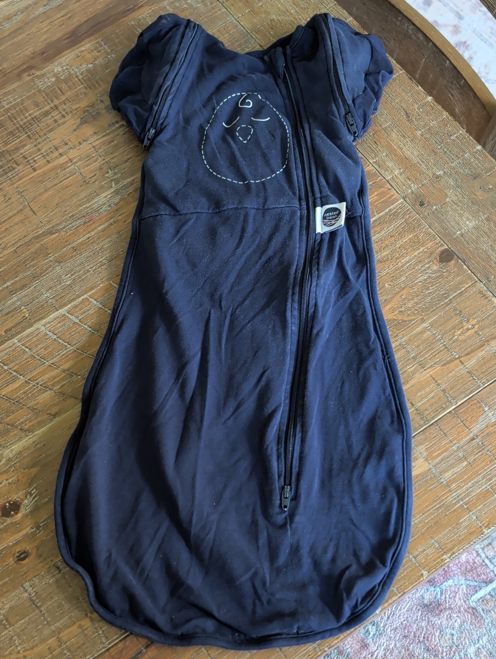 Nested Bean Navy Blue Baby Sleep Sack